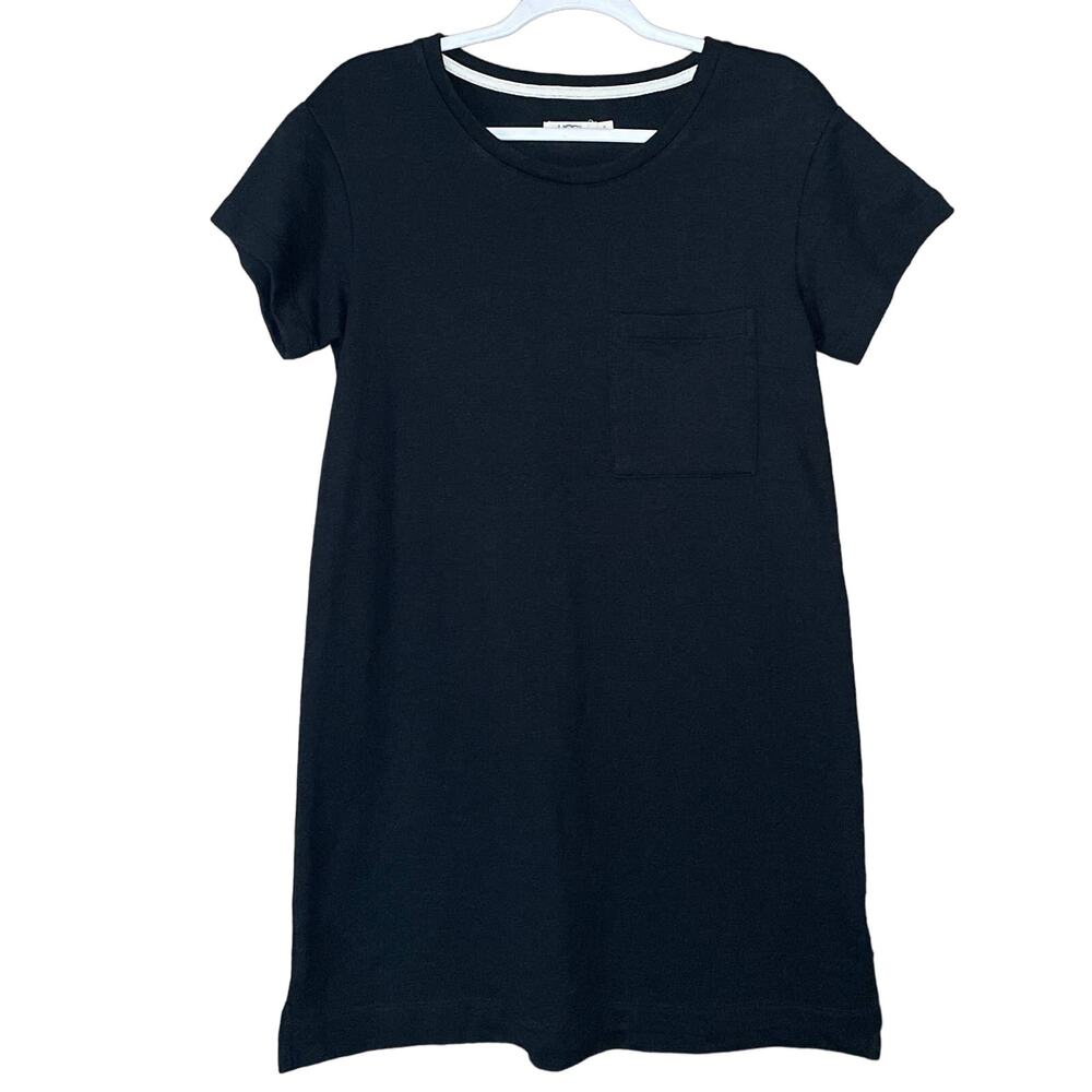 UGG Maree Short Sleeve T-Shirt Dress Black Size Medium